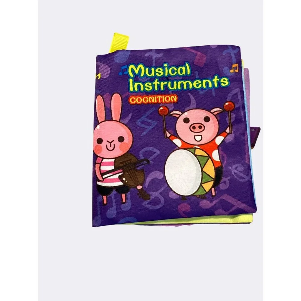 Baby Toddler Cloth crinkle Infant Books Set of 5